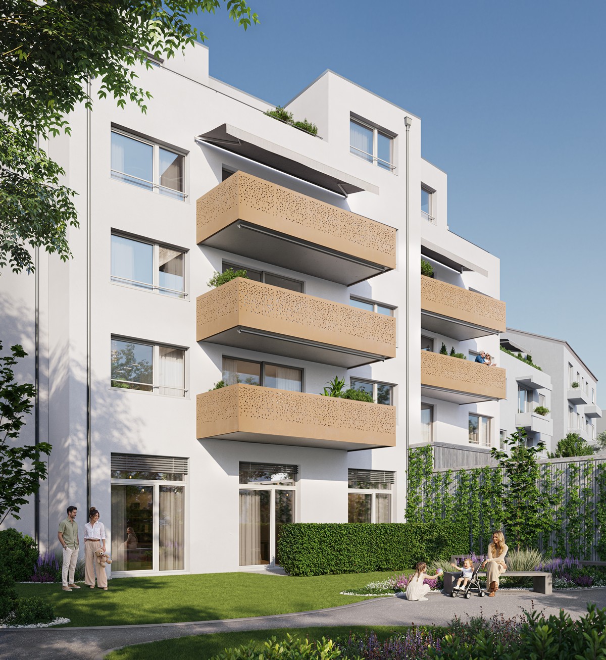 Jardin Mett DUE | Poststrasse 18, Biel-Mett | Aussenansicht